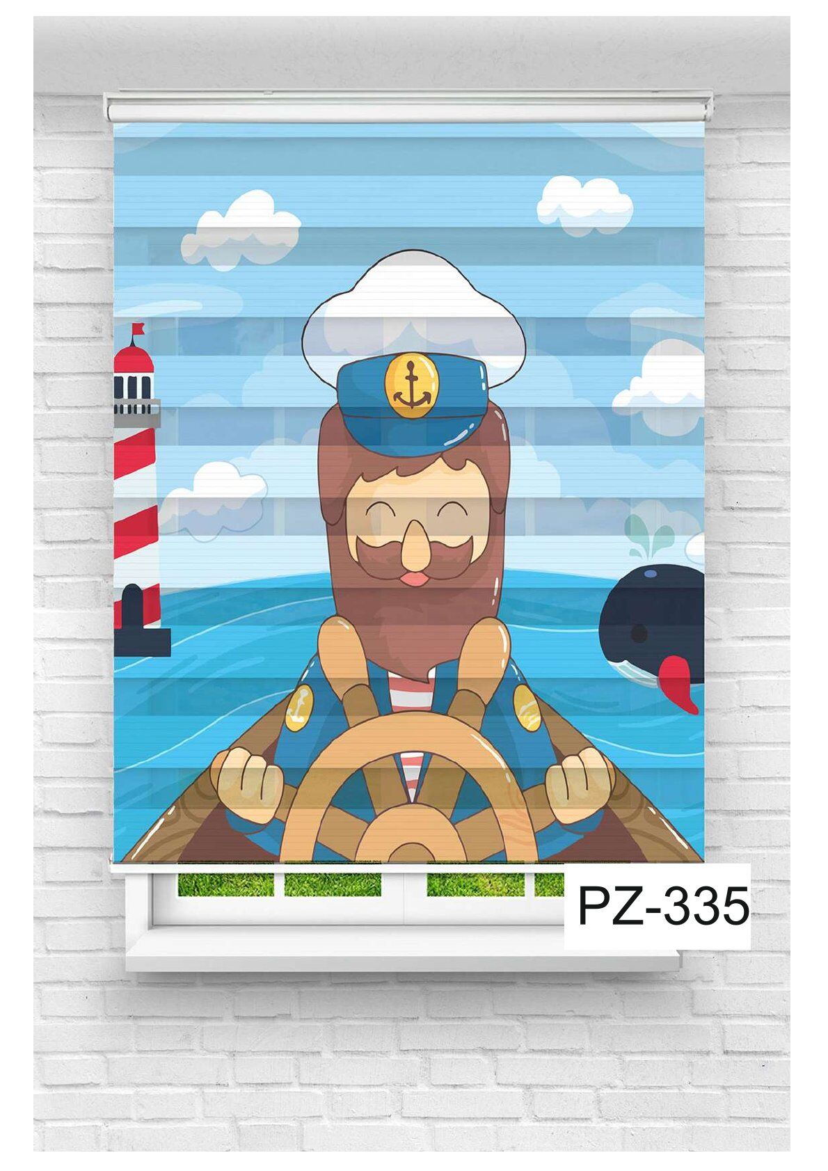 Erkek Çocuk Odası Perdesi Zebra Perde
