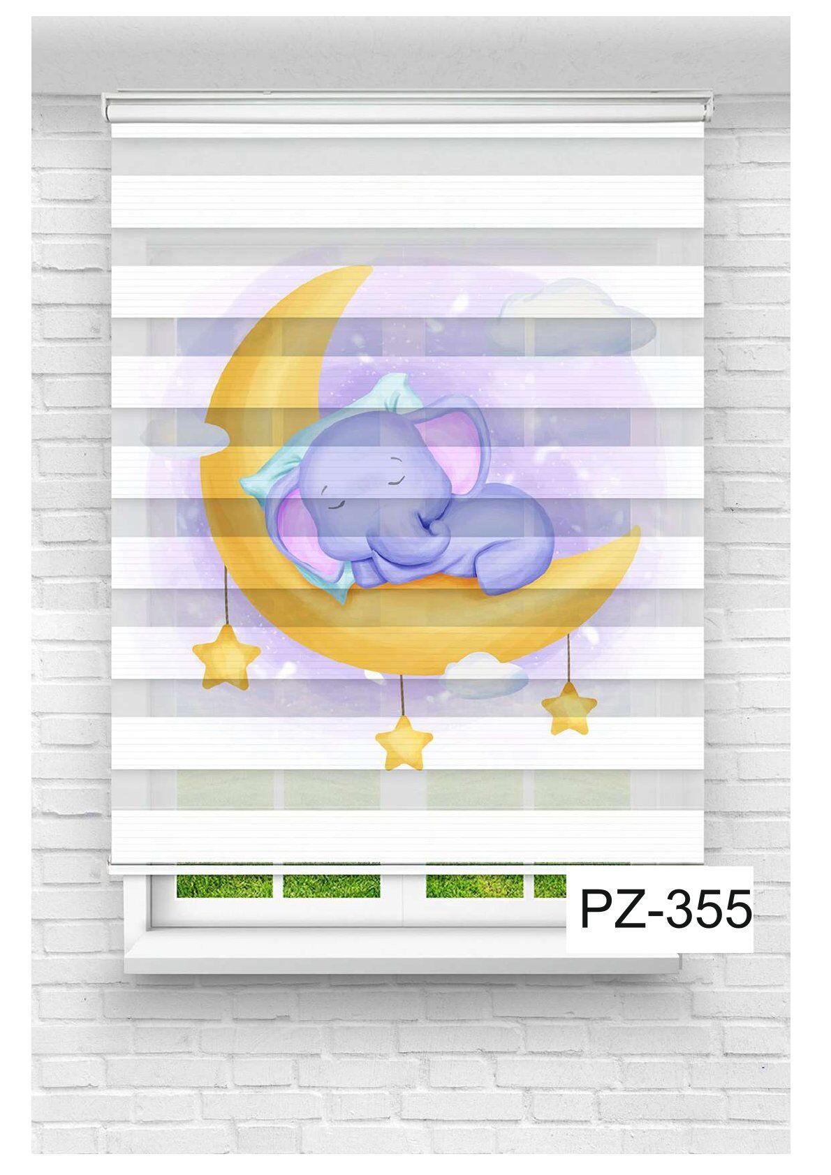 Erkek Çocuk Odası Perdesi Zebra Perde