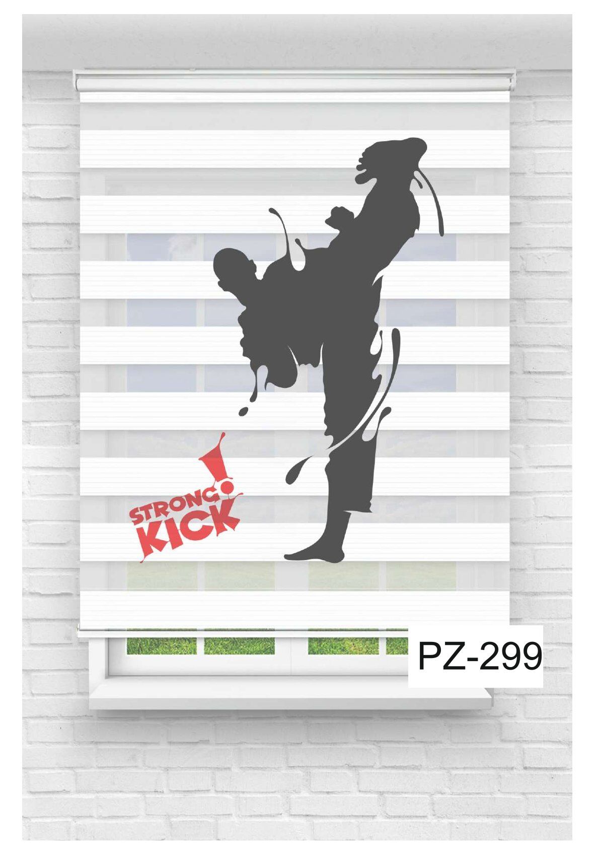 Erkek Çocuk Odası Perdesi Zebra Perde