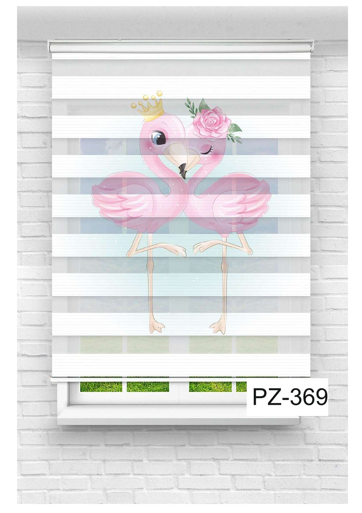 Kız Çocuk Odası Perdesi Zebra Perde