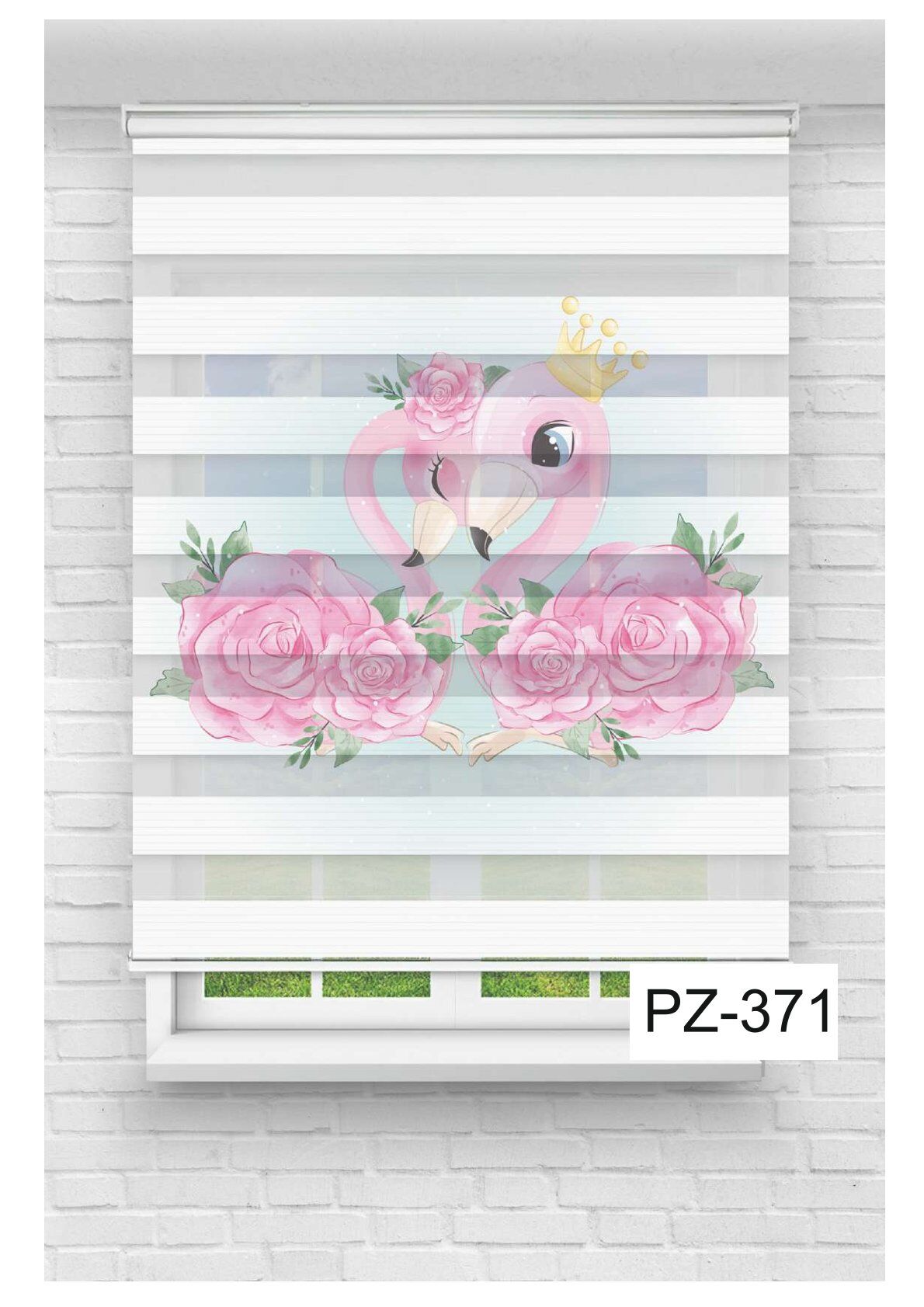 Kız Çocuk Odası Perdesi Zebra Perde