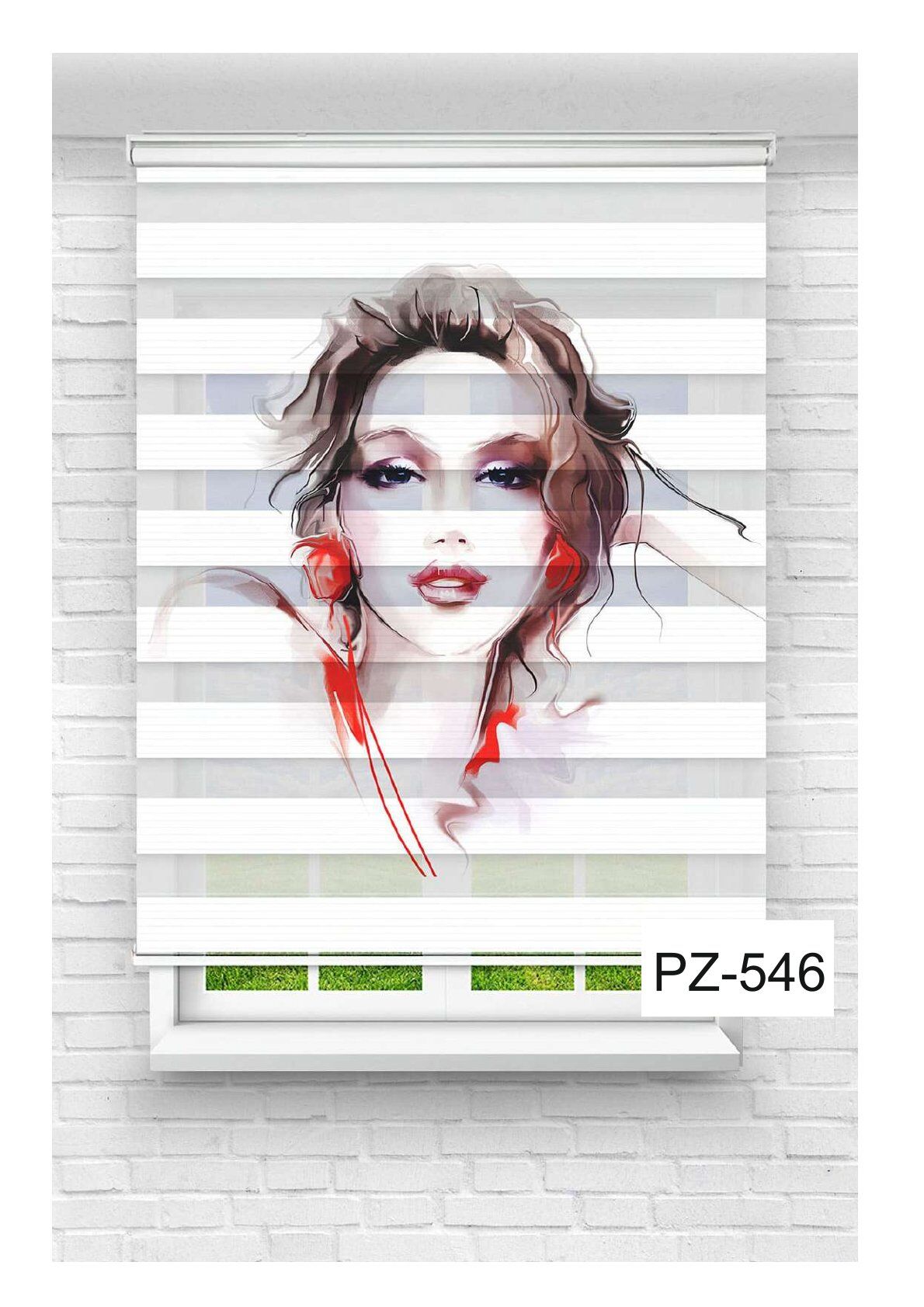 Kız Çocuk Odası Perdesi Zebra Perde