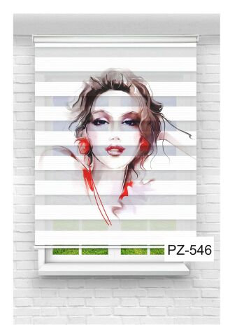 Kız Çocuk Odası Perdesi Zebra Perde