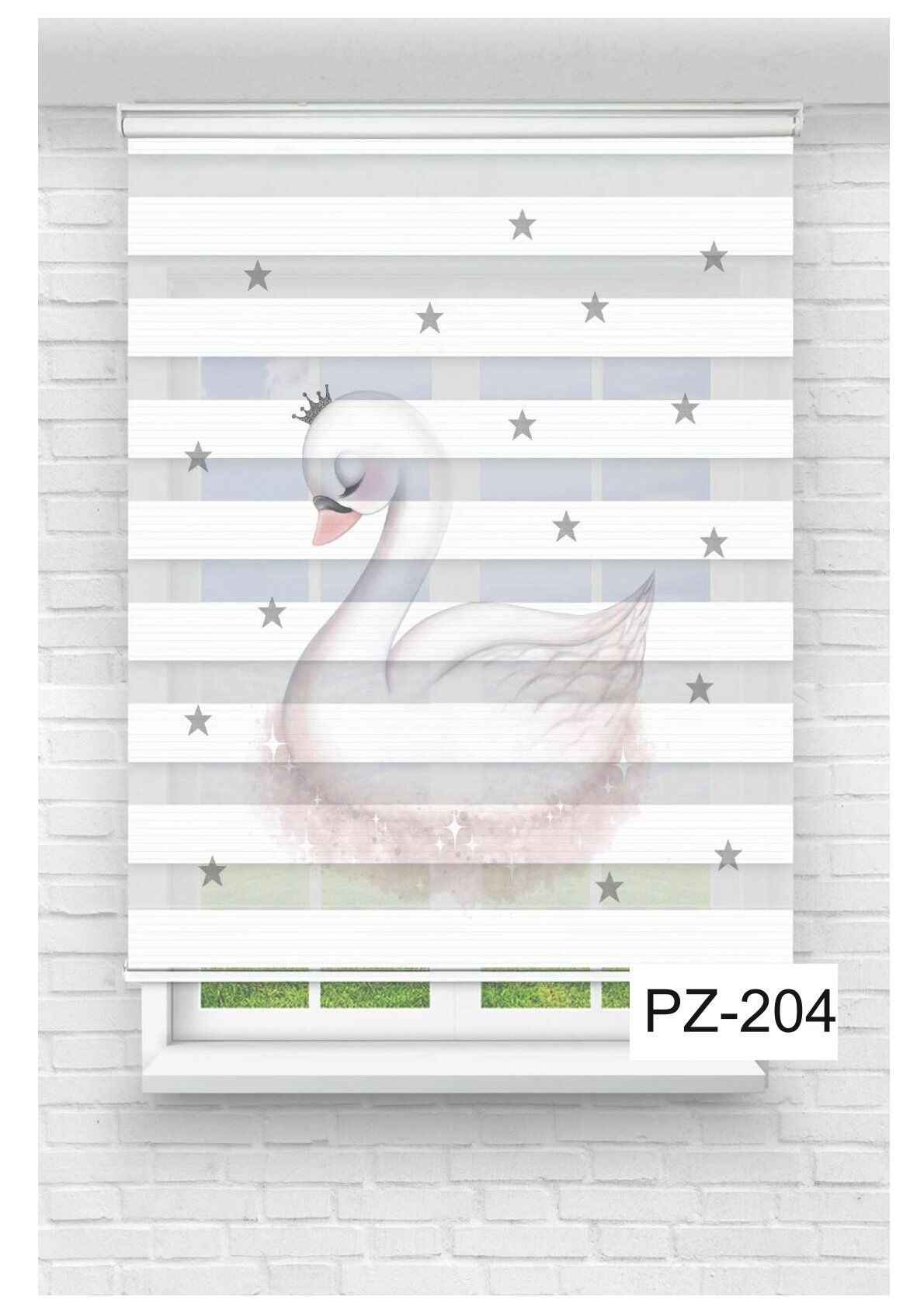 Kız Çocuk Odası Perdesi Zebra Perde