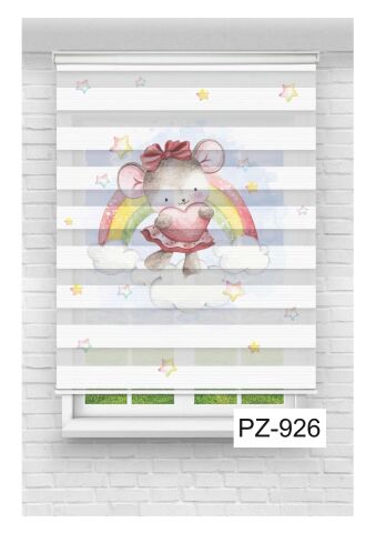 Kız Çocuk Odası Perdesi Zebra Perde