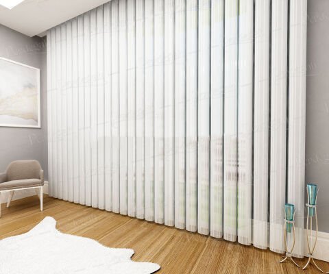 Tül Dikey Perde Ofis ve Ev Perdesi