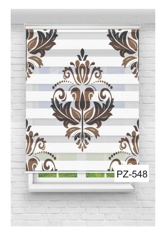 Baskılı Mutfak Perdesi Zebra Perde