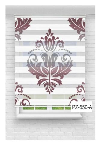 Baskılı Mutfak Perdesi Zebra Perde