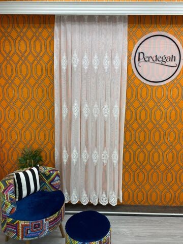Perdegah Harmony - Zarafet Tülü - Özel Ölçü ve Pile Seçenekli Tül Perde